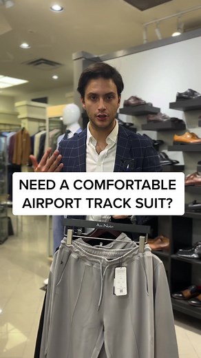 Suit sets, polos, track suits, you name it we got it! Come check out these new comfortable track suits we carry for your next trip to the airport! #tracksuits #comfortableclothes #4menunited