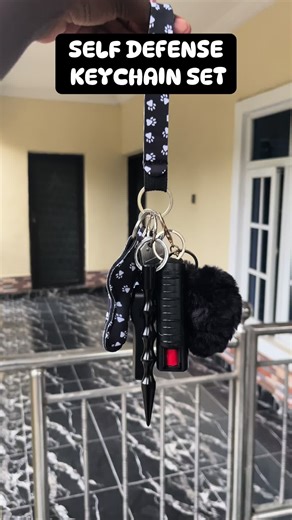 Self Defense Keychain Set with Essential Tools