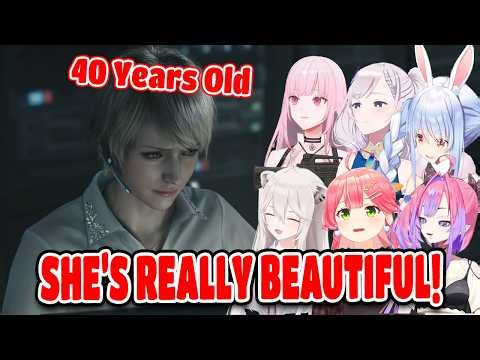 Hololive Girls Reaction To 40-Year-Old Sherry Birkin In Resident Evil Requiem Hololive【ENG SUB】