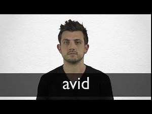 How to pronounce AVID in British English