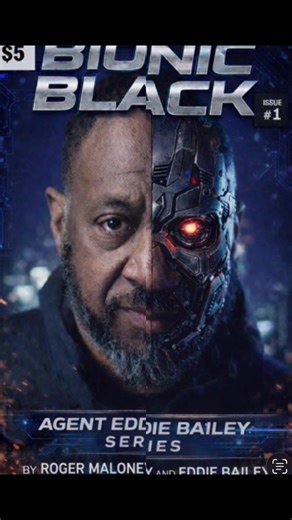 Buy It Now — Bionic Black: Issue #1 Bionic Black — Issue #1, created by Eddie Bailey and Roger Maloney, introduces a futuristic world where cybernetic warfare is reshaping global power. After being critically injured during a classified mission, elite intelligence operative Agent Eddie Bailey becomes the subject of a secret enhancement program that fuses advanced machine technology with human biology. Reborn as Bionic Black, he emerges stronger, faster, and equipped with next-generation cybernet