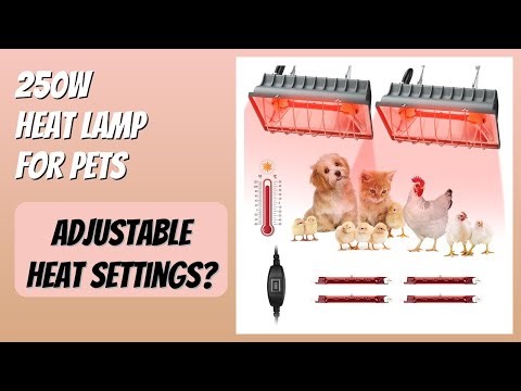 REVIEW (2025): 250W Heat Lamp for Pets. Features