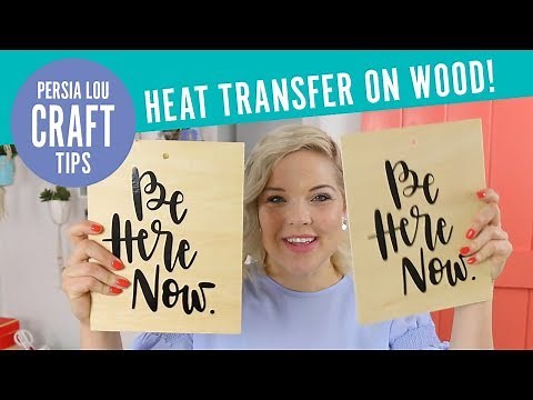 Silhouette vs. Cricut: How to Use Heat Transfer Vinyl on Wood
