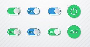 On Off Switch Button 4K