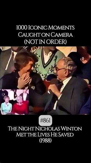 Iconic Moments | Live TV Chaos | ClipVerse™ | In 1988, 79-year-old Nicholas Winton appeared on a BBC television program believing he was there for a modest tribute. What he did not know... | Instagram
