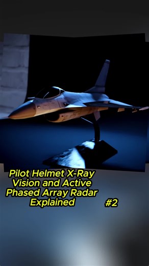 Pilot Helmet X Ray Vision and Active Phased Array Radar Explained#militarytech#fighterjets#radartechnology#aviationexplained#2
