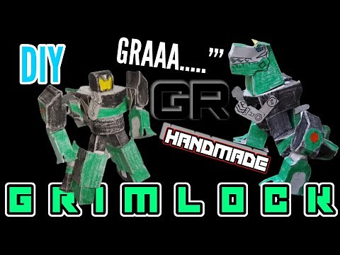 HOW TO MAKE GRIMLOCK | DIY GRIMLOCK | TRANSFORMERS ROBOT IN DISGUISE