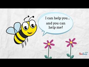 Mutualistic Symbiotic Relationship Between the Bee and the Flower in Rhyming Form!