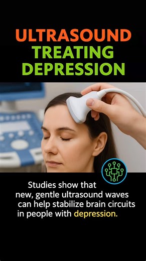 Ultrasound isn’t just for imaging — gentle, targeted sound waves can help stabilize brain circuits linked to depression, offering a promising new non-invasive treatment option. #science #healthtech #medicine #innovation #futuretech #ultrasound #research #TechFactsHub | Factspedia