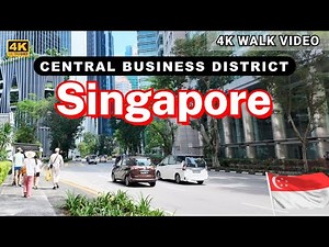 [4K HDR] Singapore Downtown | The Skyscraper City Walking Tour