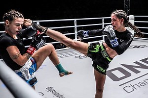 2.2M views · 2.2K reactions | ⏮ REWIND ⏮ to the sensational ONE Super Series debuts of Viktoria Lipianska and Amber Kitchen! | ONE Championship | Facebook