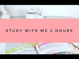 STUDY WITH ME: 2 Hour Live/Real Time Study Session (Pomodoro)