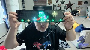 Watch Showcasing Rayhome Text Animation RGB LED Matrix Panel on Amazon Live