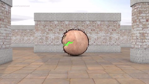 Skull Monster Pacman captured Ms. Pacman, then this happened