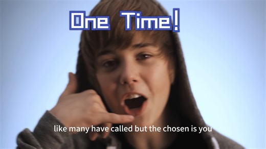 高清MV贾斯汀比伯—One Time