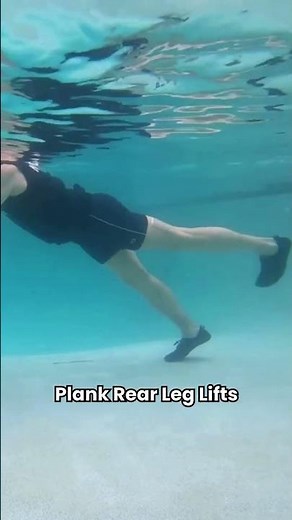 3 Water Exercises for Glutes & Hamstrings