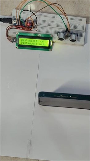 Distance Measuring Project using Ultrasonic Sensor