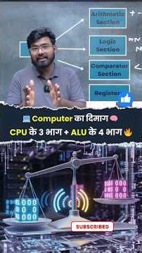 Computer Brain: Parts of CPU | Brain Function of Computer #computereducation @YourTechXpert