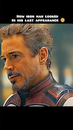how iron man looked in his first to last appearance 🫠#shorts #sbbsyzo