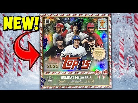 NEW RELEASE 2025 Topps Holiday Baseball Cards Box Opening & Review!