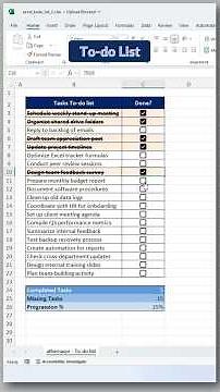 Excel To-Do List with Checkbox ✅ | Conditional Formatting Trick!
