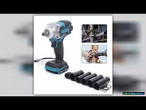 Battery Impact Driver Set 12 520Nm Ratchet Screwdriver Compatible for Makita 18V 04000 rpm Everyday