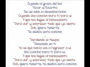 Una Cancion - Christian Chavez - HD - Letra