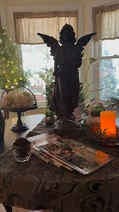 4.1K views · 240 reactions | Don’t you just love fairy lights? I made me a little Charlie Brown Christmas tree for my kitchen table area yesterday—live, fragrant cedar branches in water in an old spittoon. Even a small, delicate tree can handle fairy lights. | Mississippi Writer Laurie Parker | Facebook