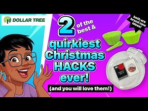 !!!INCREDIBLY AMAZING!!! 2 New Dollar Tree Christmas HACKS