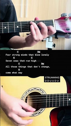 Four Strong Winds - Neil Young | Easy Guitar Chords Tutorial For Beginners #guitarlesson