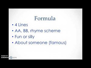Clerihew Poem