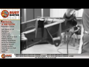 RB7823L & RB7823R - 2011-2019 GM HD Pickup Leaf Spring Frame Repair Kit Installation Guide