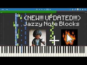 Aaron Grooves + Alan Becker - Jazzy Note Blocks (NEW AND UPDATED!) // Synthesia | (+MIDI)