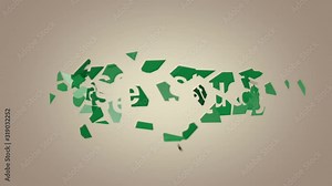 Case study text title reveal animation