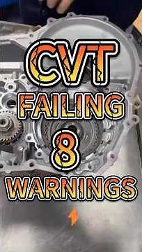 8 Early Warning Signs Your CVT Is About to Fail (Save Thousands!) #mechanics #transmission #carfix