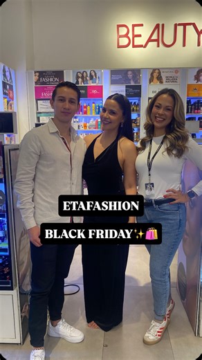 El Black Friday en ETAFASHION El Recreo fue OTRO NIVEL 😍🥳 Promos, estación de maquillaje, looks increíbles y energía de otro planETA 🪐 Gracias a todos por ser parte de esta experiencia y aprovechar los descuentos 🚀🤩 ¡Nos vemos en la próxima porque esto RECIÉN empieza! 🧡🔥 #EtaFashion #BlackFriday #ExaFmEc #Descuentos #Viral | EXA FM ECUADOR
