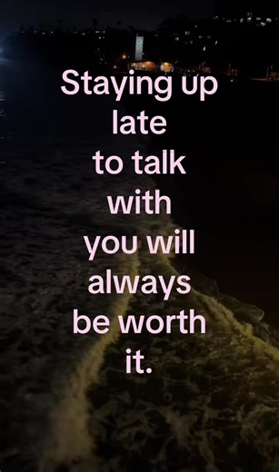 Staying Up Late to Talk With You: Short Poem & Feelings