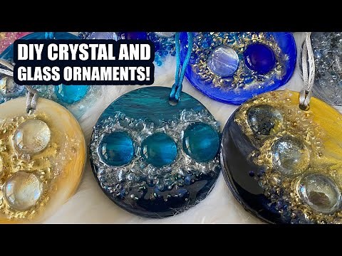 DIY Shimmering Crystal & Resin Ornaments | Stunning Handmade Decorations