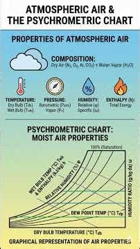 Properties of atmospheric air and Psychrometric chart,