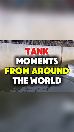 Unusual Tank Moments From Around the World #shorts #military #tank