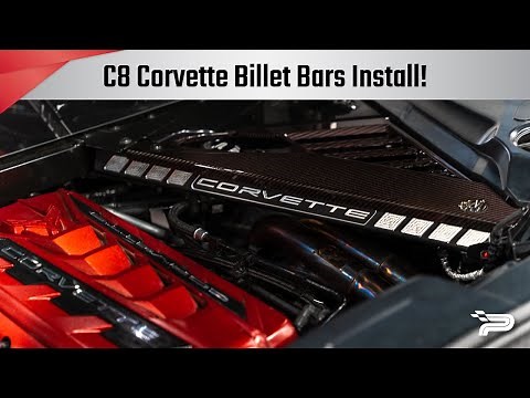 C8 Corvette Billet Strut Tower Support Bars Install - Paragon Performance