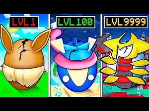 Hatching LEVEL 1 To LEVEL 9999 POKEMON EGGS! (Minecraft Pixelmon)