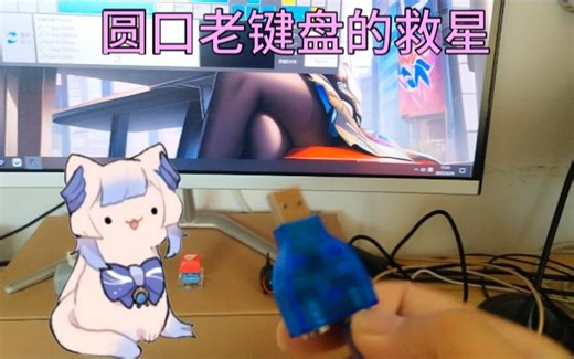 你有一个PS2圆老键盘，但你的主机没有对应的接口，或者接口坏了，怎么办? PS2口键盘不能热插拔怎么办？你想折腾一下转接头儿怎么办？