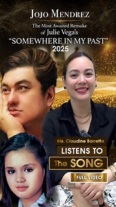 112K views · 62 reactions | MS. CLAUDINE BARRETTO reacts to the newest song of The Real Jojo Mendrez 'Somewhere In My Past', originally sung and popularized by the late Ms. Julie Vega. | AQUEOUS ENTERTAINMENT | Facebook