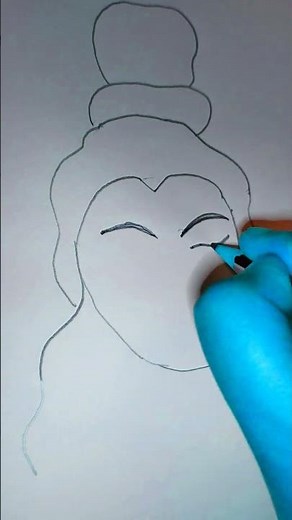 easy & Simple god Sivan face drawing#art #youtubeshorts #god #sivan