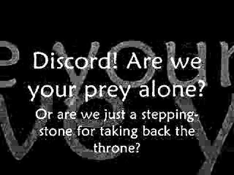 Discord- Eurobeat Brony-The Living Tombstone- (Remix) Lyrics