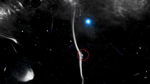 Astronomers Find Odd Radio Signal Coming From Fracture In Milky Way's "Cosmic Snake"