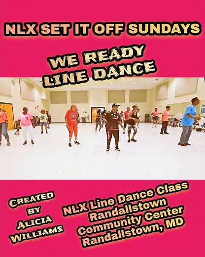💃🏾WE READY Line Dance💃🏾#nlxlinedanceclass #linedanceinstructor #baltimorelinedance