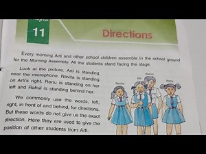 DAV public school class 3 // social science // chapter 11 directions //EVs class 3 /we and our wirld