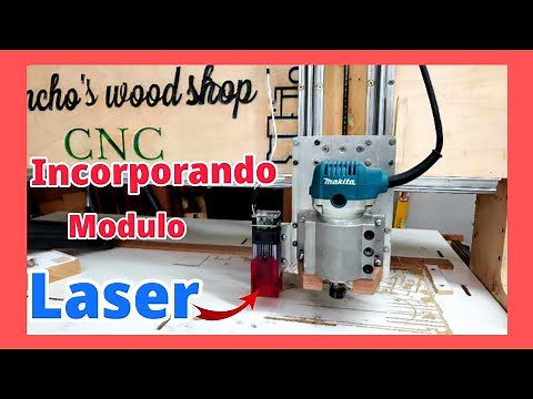 Como agregar modulo laser a CNC